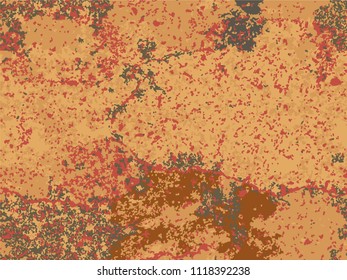 natural rusty texture, imitation of rust. seamless Vector pattern