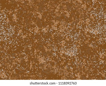 natural rusty texture, imitation of rust. seamless Vector pattern