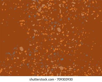 natural rusty texture, imitation of rust. seamless Vector pattern