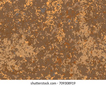 natural rusty texture, imitation of rust. seamless Vector pattern
