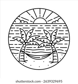 natural scenery in the frame illustration