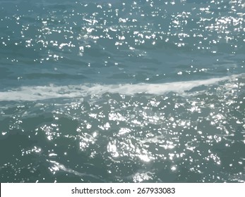 natural sea wave vector background
