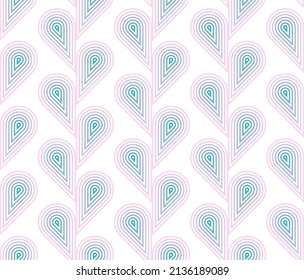 Natural seamless pattern background. Vector illustration