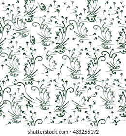 Natural seamless pattern. Fashion graphic. Background design. Modern spring and summer stylish abstract texture. Template for prints, textile, wrapping and decoration, wallpaper. Vector illustration.