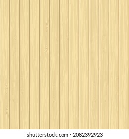 natural seamless pattern with wood wall texture. light brown wooden boards. Vector.