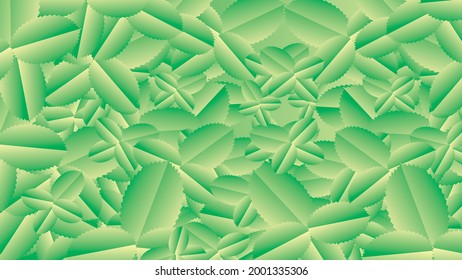 Natural season background with lush leaves. Vector nature background.