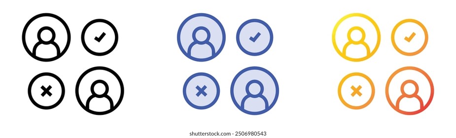 natural selection icon. Linear, Blue Fill and Gradient Style Design Isolated On White Background
