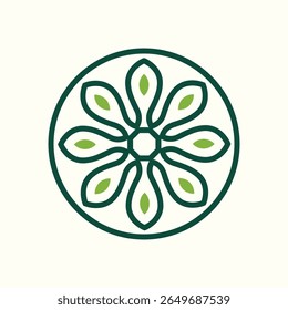 Natural Serene Spa Logo Design.