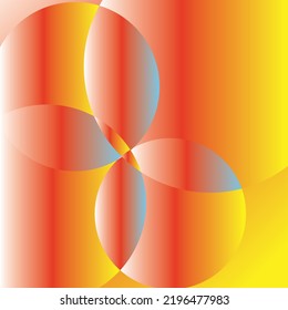 natural shapes in round creative art background eps 10