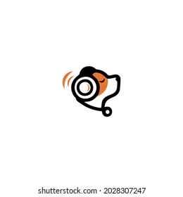 natural, simple, and elegant dog logo