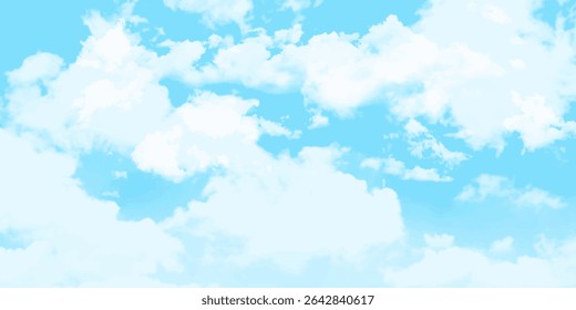 Natural sky beautiful blue and white texture blue sky background with white clouds during day clouds background