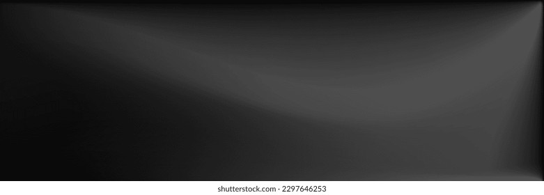 Ilustración Natural De Superficie Suave. Malla de gradiente ondulado metálico. Fondo Original Monocromático Vibrante. Fondo horizontal de líneas grises en blanco y negro. Malla de gradiente ondulado de agua plateada.