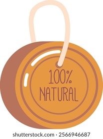 Natural soap in medal shape