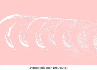Natural soap texture. Actual millenial pink foam trace background. Artistic energetic soap suds. Cleanliness, cleanness, purity concept. Vector illustration.