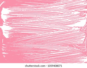 Natural soap texture. Admirable bright pink foam trace background. Artistic fancy soap suds. Cleanliness, cleanness, purity concept. Vector illustration.