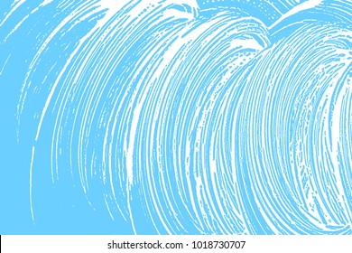 Natural soap texture. Admirable light blue foam trace background. Artistic exotic soap suds. Cleanliness, cleanness, purity concept. Vector illustration.
