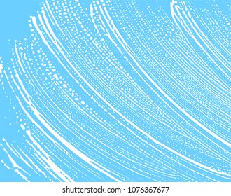 Natural soap texture. Admirable light blue foam trace background. Artistic stunning soap suds. Cleanliness, cleanness, purity concept. Vector illustration.