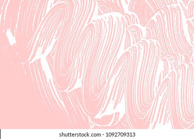 Natural soap texture. Admirable millenial pink foam trace background. Artistic awesome soap suds. Cleanliness, cleanness, purity concept. Vector illustration.