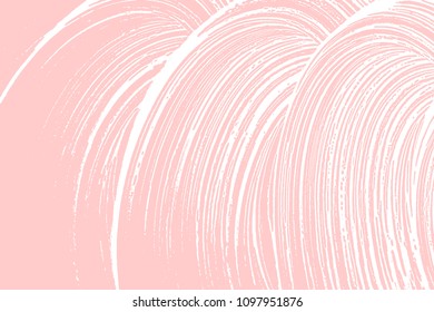 Natural soap texture. Admirable millenial pink foam trace background. Artistic delightful soap suds. Cleanliness, cleanness, purity concept. Vector illustration.