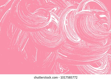 Natural soap texture. Adorable bright pink foam trace background. Artistic divine soap suds. Cleanliness, cleanness, purity concept. Vector illustration.