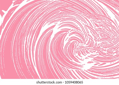 Natural soap texture. Adorable bright pink foam trace background. Artistic perfect soap suds. Cleanliness, cleanness, purity concept. Vector illustration.