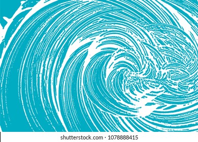 Natural soap texture. Adorable green blue foam trace background. Artistic pleasant soap suds. Cleanliness, cleanness, purity concept. Vector illustration.