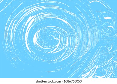 Natural soap texture. Adorable light blue foam trace background. Artistic enchanting soap suds. Cleanliness, cleanness, purity concept. Vector illustration.