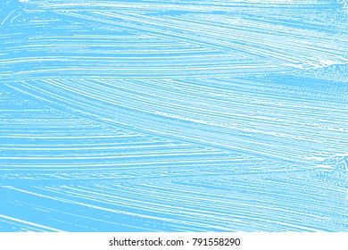 Natural soap texture. Adorable light blue foam trace background. Artistic stunning soap suds. Cleanliness, cleanness, purity concept. Vector illustration.