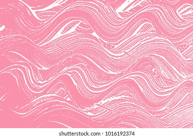 Natural soap texture. Alive bright pink foam trace background. Artistic astonishing soap suds. Cleanliness, cleanness, purity concept. Vector illustration.