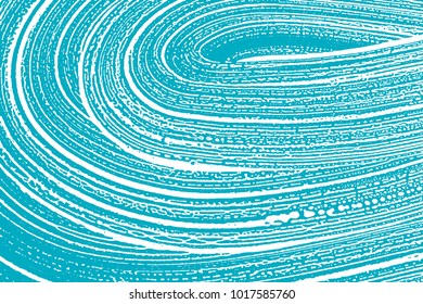 Natural soap texture. Alive green blue foam trace background. Artistic terrific soap suds. Cleanliness, cleanness, purity concept. Vector illustration.
