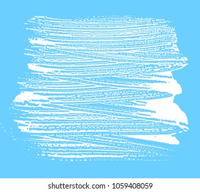 Natural soap texture. Alive light blue foam trace background. Artistic ideal soap suds. Cleanliness, cleanness, purity concept. Vector illustration.