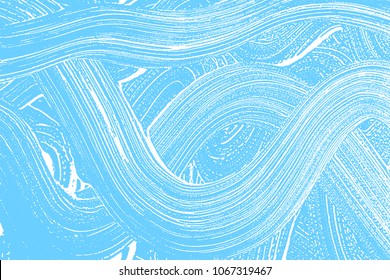 Natural soap texture. Alive light blue foam trace background. Artistic brilliant soap suds. Cleanliness, cleanness, purity concept. Vector illustration.