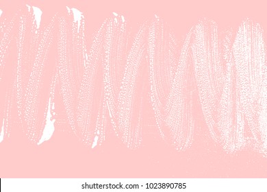 Natural soap texture. Alive millenial pink foam trace background. Artistic fair soap suds. Cleanliness, cleanness, purity concept. Vector illustration.