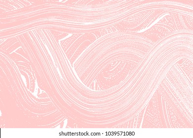 Natural soap texture. Alive millenial pink foam trace background. Artistic captivating soap suds. Cleanliness, cleanness, purity concept. Vector illustration.