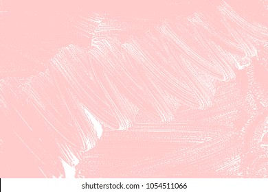 Natural Soap Texture. Alive Millenial Pink Foam Trace Background. Artistic Alluring Soap Suds. Cleanliness, Cleanness, Purity Concept. Vector Illustration.