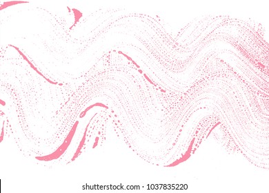 Natural soap texture. Alluring bright pink foam trace background. Artistic modern soap suds. Cleanliness, cleanness, purity concept. Vector illustration.