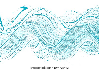 Natural soap texture. Alluring green blue foam trace background. Artistic splendid soap suds. Cleanliness, cleanness, purity concept. Vector illustration.