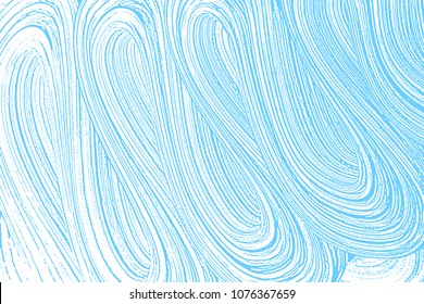 Natural soap texture. Alluring light blue foam trace background. Artistic authentic soap suds. Cleanliness, cleanness, purity concept. Vector illustration.