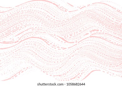 Natural soap texture. Alluring millenial pink foam trace background. Artistic uncommon soap suds. Cleanliness, cleanness, purity concept. Vector illustration.