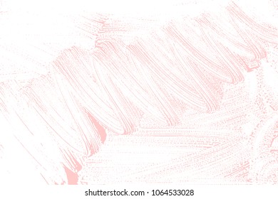 Natural soap texture. Alluring millenial pink foam trace background. Artistic elegant soap suds. Cleanliness, cleanness, purity concept. Vector illustration.