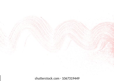 Natural soap texture. Alluring millenial pink foam trace background. Artistic indelible soap suds. Cleanliness, cleanness, purity concept. Vector illustration.