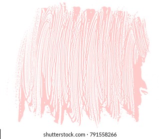 Natural soap texture. Alluring millenial pink foam trace background. Artistic rare soap suds. Cleanliness, cleanness, purity concept. Vector illustration.