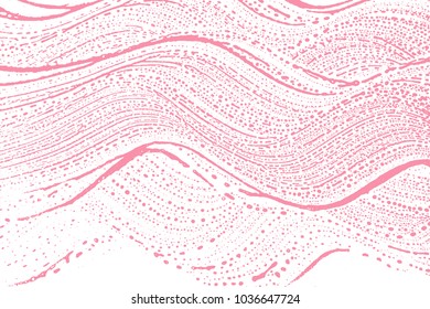 Natural soap texture. Amazing bright pink foam trace background. Artistic actual soap suds. Cleanliness, cleanness, purity concept. Vector illustration.