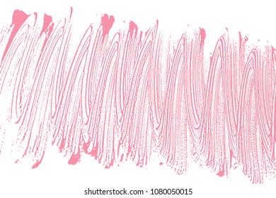 Natural soap texture. Amazing bright pink foam trace background. Artistic optimal soap suds. Cleanliness, cleanness, purity concept. Vector illustration.