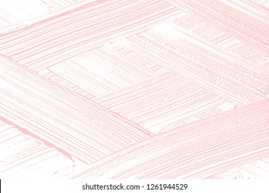 Natural soap texture. Amazing millenial pink foam trace background. Artistic symmetrical soap suds. Cleanliness, cleanness, purity concept. Vector illustration.