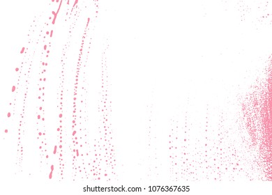 Natural soap texture. Amusing bright pink foam trace background. Artistic excellent soap suds. Cleanliness, cleanness, purity concept. Vector illustration.