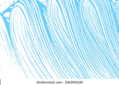Natural soap texture. Amusing light blue foam trace background. Artistic curious soap suds. Cleanliness, cleanness, purity concept. Vector illustration.