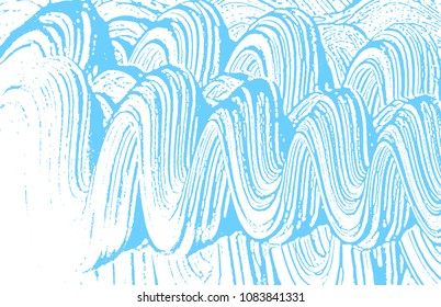 Natural soap texture. Amusing light blue foam trace background. Artistic brilliant soap suds. Cleanliness, cleanness, purity concept. Vector illustration.