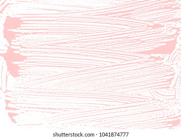 Natural soap texture. Amusing millenial pink foam trace background. Artistic mind-blowing soap suds. Cleanliness, cleanness, purity concept. Vector illustration.