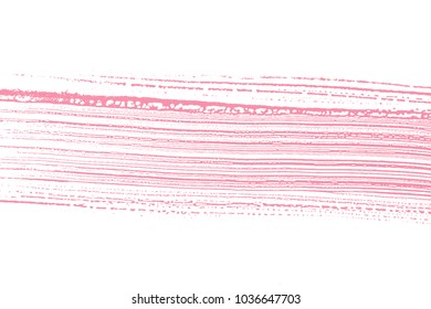 Natural soap texture. Appealing bright pink foam trace background. Artistic dazzling soap suds. Cleanliness, cleanness, purity concept. Vector illustration.